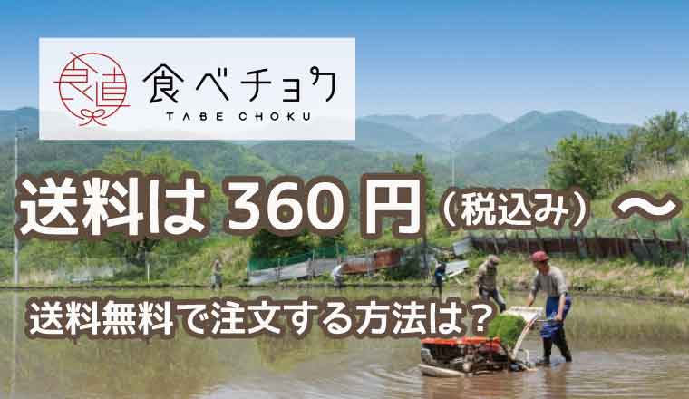 食べチョク-送料